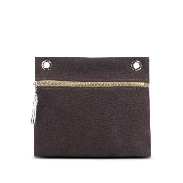 TUSSOR - Pochette Yole Chocolat