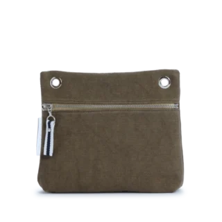 TUSSOR - Pochette Yole Kaki