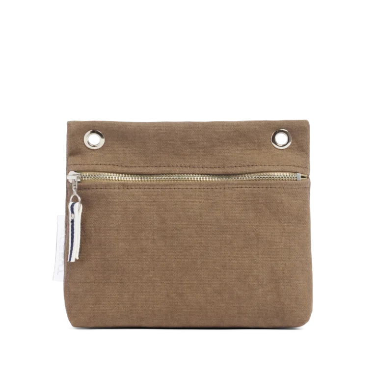 TUSSOR - Pochette Yole Taupe