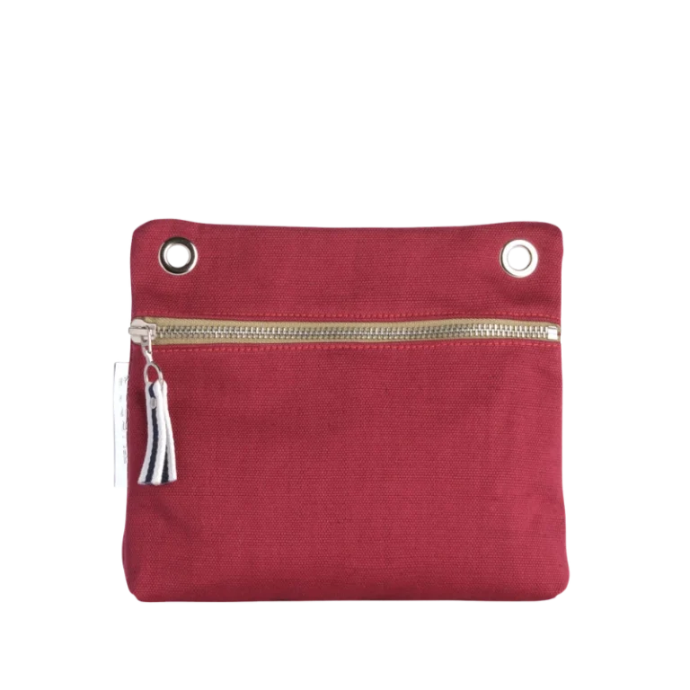 TUSSOR - Pochette Yole Corail Framboise