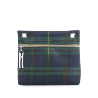 TUSSOR - Pochette Yole Ecossais marine