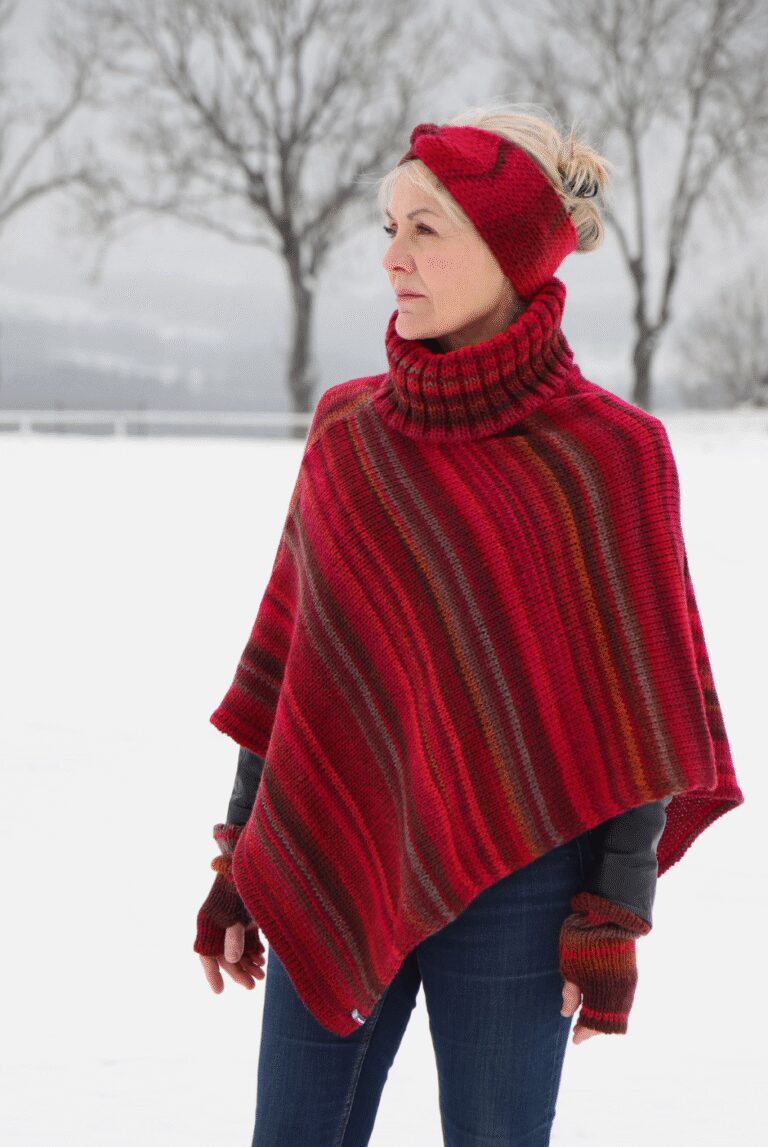 maison-bonnefoy - Poncho Rafael – Saphir Bleu