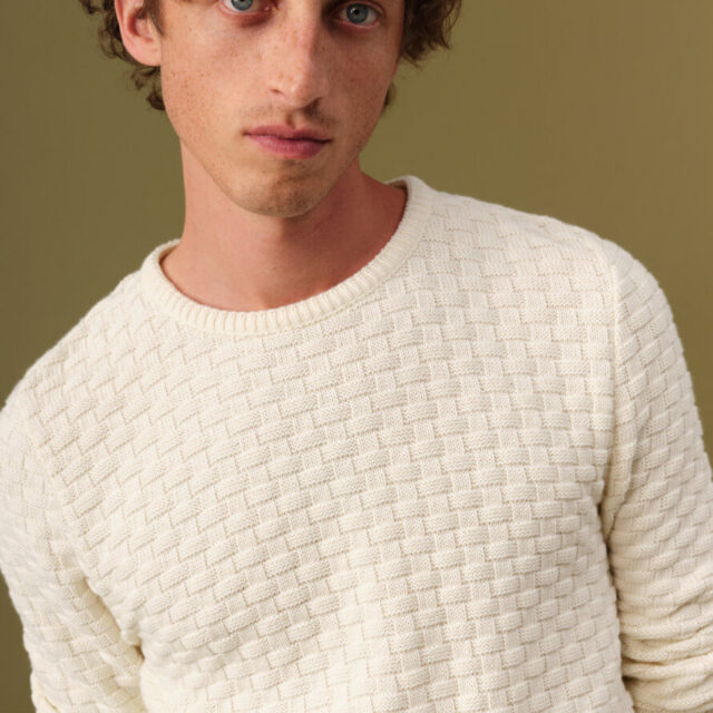 Montlimart - PULL DAMIER ECRU