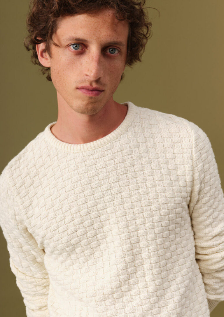 Montlimart - PULL DAMIER ECRU
