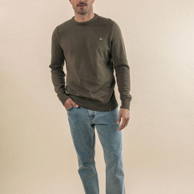 Montlimart - PULL VARIATION KAKI