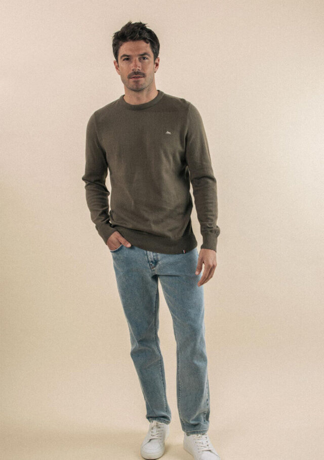 Montlimart - PULL VARIATION KAKI