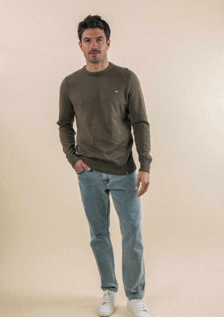 Montlimart - PULL VARIATION KAKI