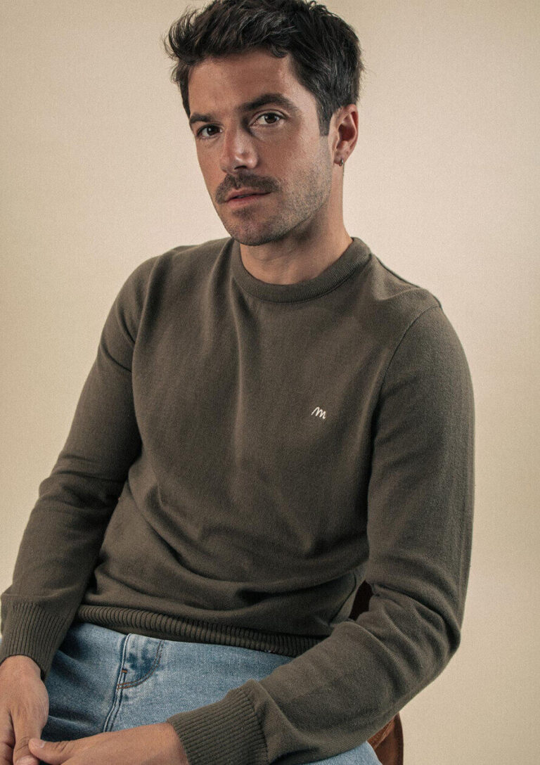 Montlimart - PULL VARIATION KAKI