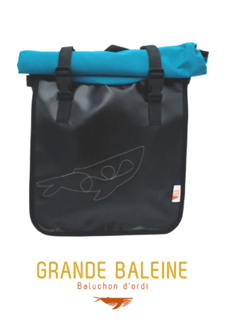 Atelier de la Baleine à Bosse - Sac à dos 18l Noir