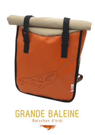 Sac à dos 18l Orange par la marque Atelier de la Baleine à Bosse Atelier de la Baleine à Bosse - Sac à dos 18l Orange