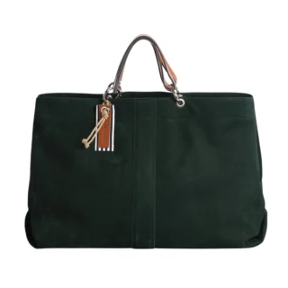 Canotage Large Cuir Nubuck Veau Vert Forêt par la marque TUSSOR TUSSOR - Canotage Large Cuir Nubuck Veau Vert Forêt
