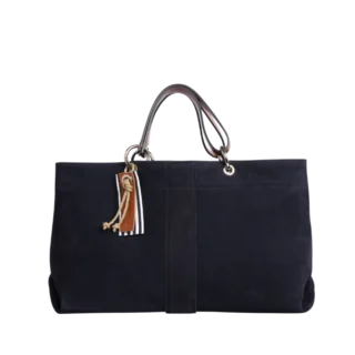 TUSSOR - Canotage Medium Cuir Nubuck Veau Marine