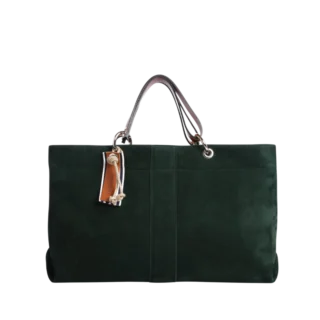 TUSSOR - Canotage Medium Cuir Nubuck Veau Vert Forêt