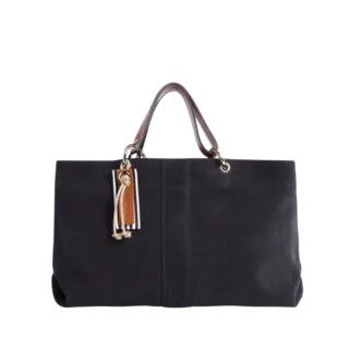 TUSSOR - Canotage Medium Cuir Velours Marine
