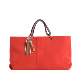 TUSSOR - Canotage Medium Cuir Velours Corail