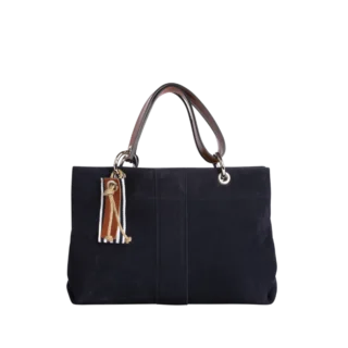 TUSSOR - Canotage Small Cuir Nubuck Veau Marine