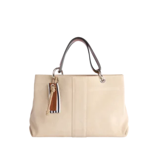 TUSSOR - Canotage Small Cuir Velours Grège