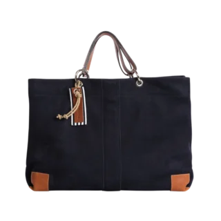 TUSSOR - Canotage Working Cuir Nubuck Veau Marine