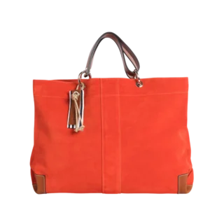 TUSSOR - Canotage Working Cuir Velours Corail