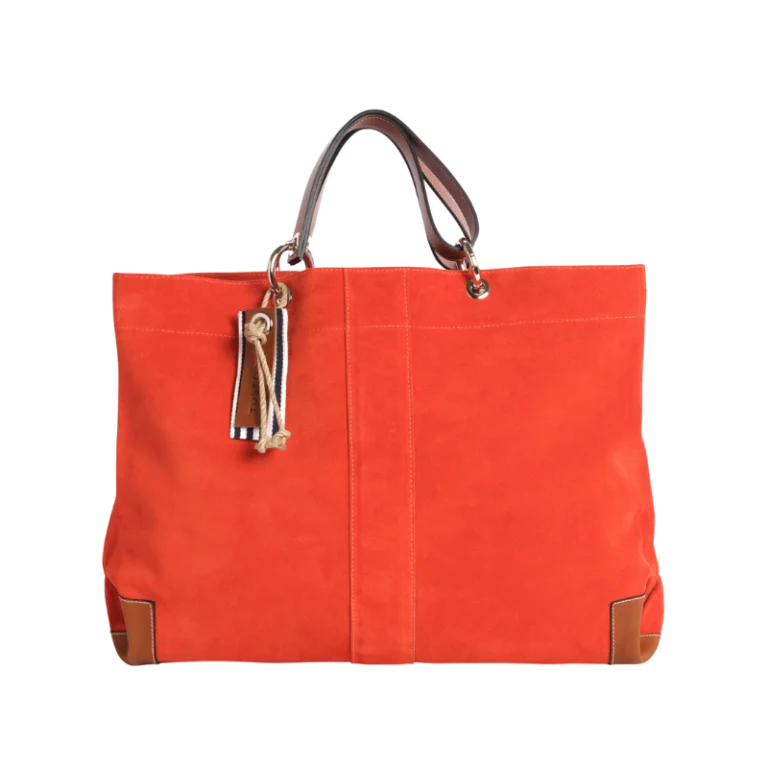 TUSSOR - Canotage Working Cuir Velours Corail