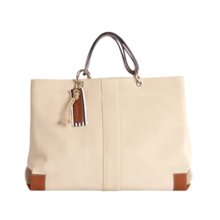 TUSSOR - Canotage Working Cuir Velours Grège