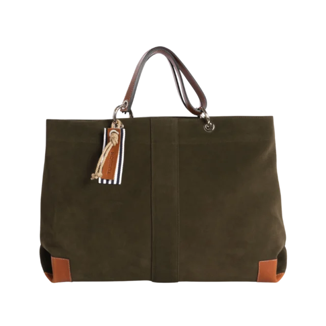 TUSSOR - Canotage Working Cuir Velours Kaki