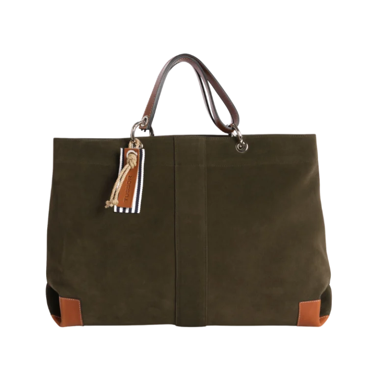 TUSSOR - Canotage Working Cuir Velours Kaki