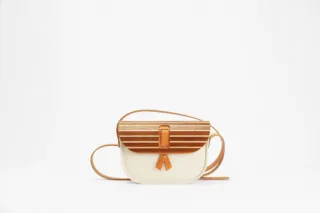 Monébari - Sac à bandoulière -en gomme et bois  Édition Riviera Acajou