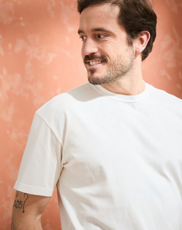 Lemahieu - T-shirt loose - Ecru - Blanc - Homme
