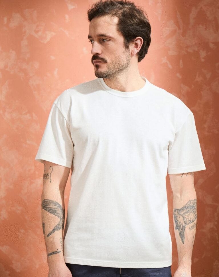 Lemahieu - T-shirt loose - Ecru - Blanc - Homme