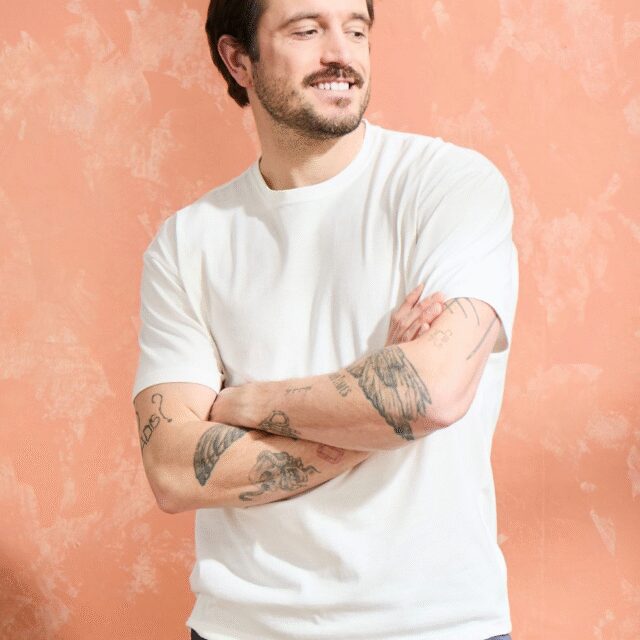 Lemahieu - T-shirt loose - Ecru - Blanc - Homme