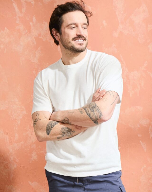 Lemahieu - T-shirt loose - Ecru - Blanc - Homme