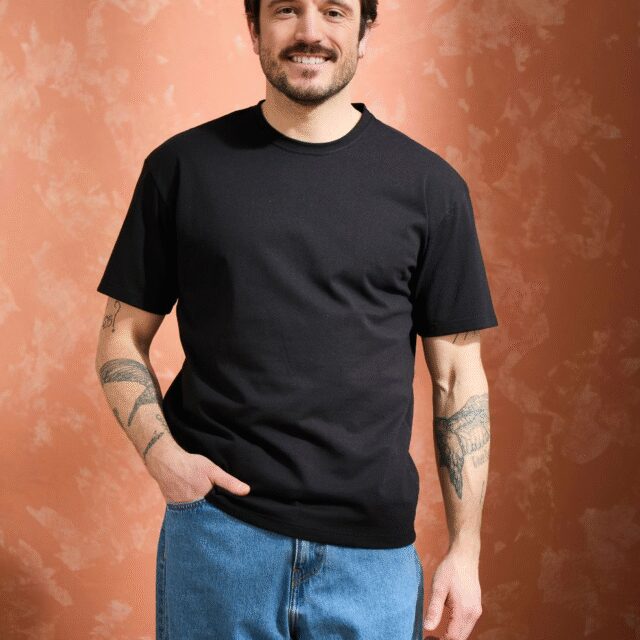 Lemahieu - T-shirt loose - Noir - Homme