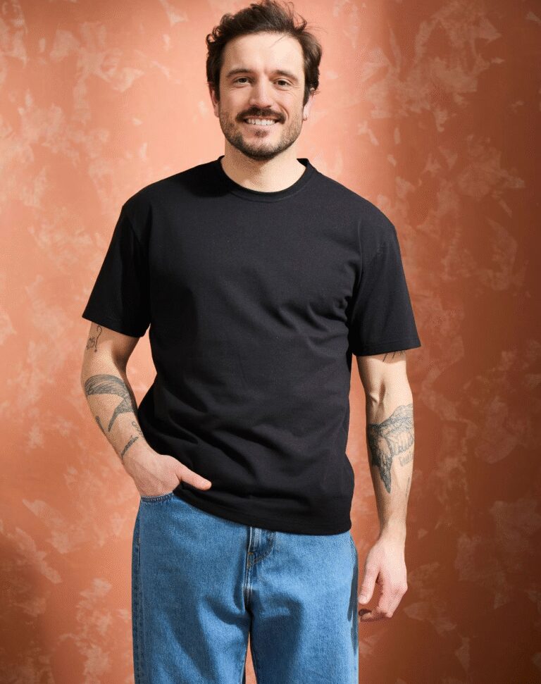 Lemahieu - T-shirt loose - Noir - Homme