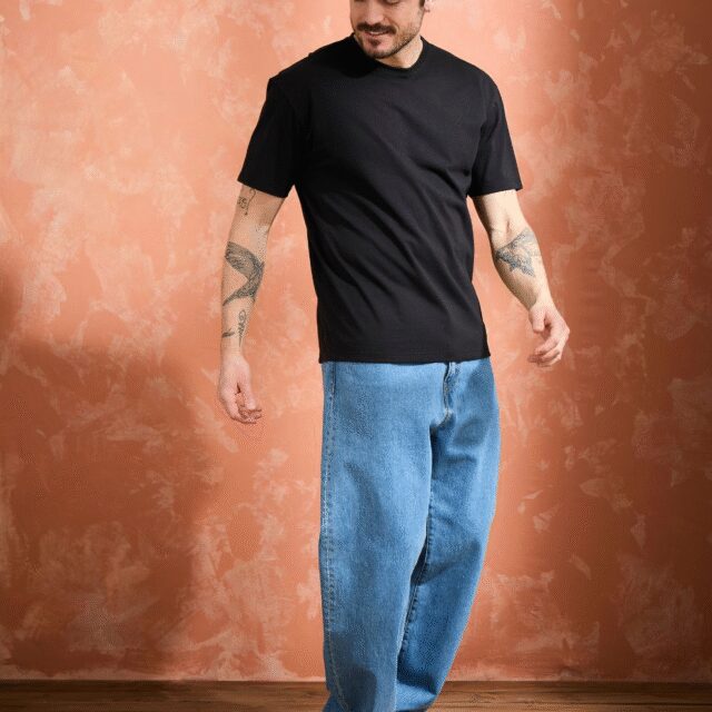 Lemahieu - T-shirt loose - Noir - Homme