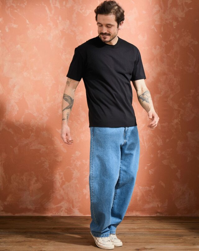 Lemahieu - T-shirt loose - Noir - Homme