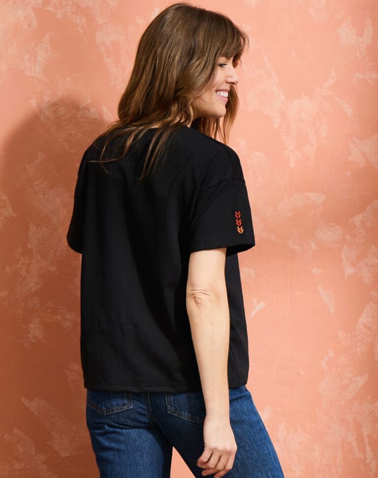 Lemahieu - T-shirt loose - Noir - Femme