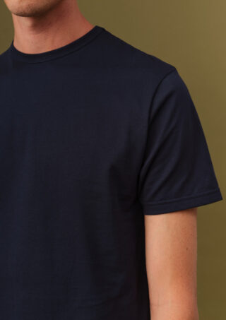 Montlimart - T-shirt Simple Bleu Marine