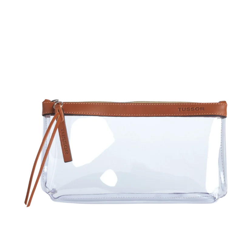 TUSSOR - Trousse PVC et cuir Gold Large