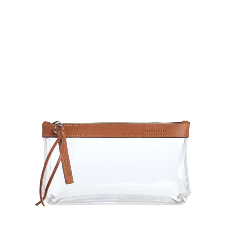 TUSSOR - Trousse PVC et cuir Gold Médium2