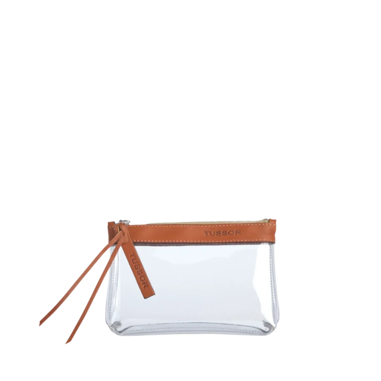 TUSSOR - Trousse PVC et cuir Gold Small