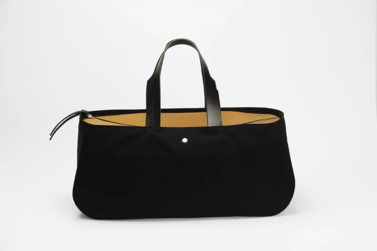 Monébari - Les sacs made in France - Sac voyage cabine - noir et camel