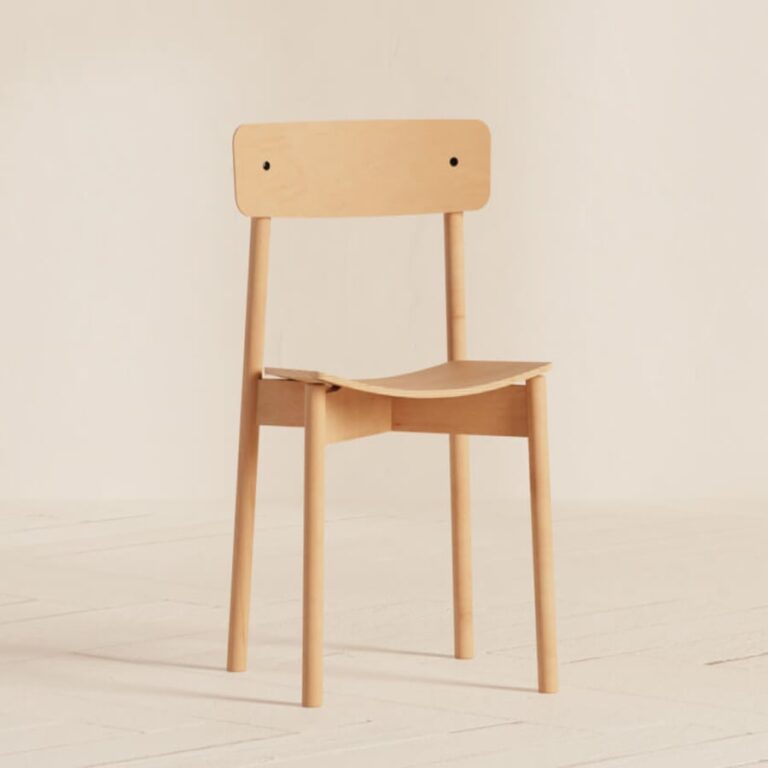 KIPLI - Chaise en bois massif MAIA (lot de 2) - Kipli