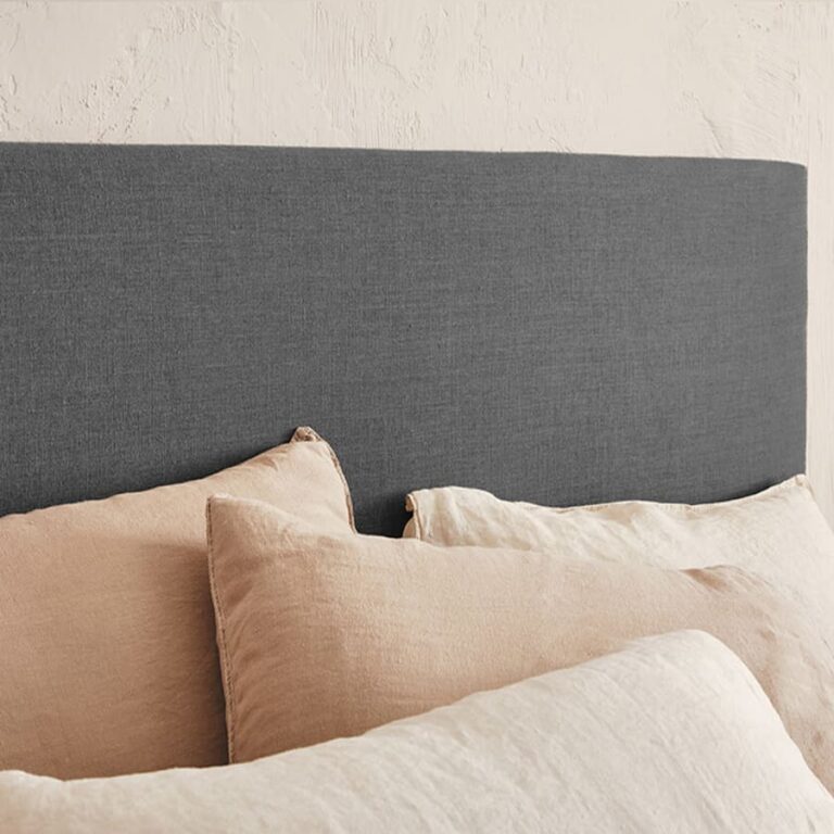 KIPLI - Lit coffre en bois et lin OTTO | 160x200 | Anthracite - Kipli