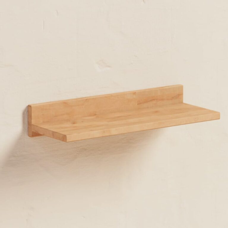 KIPLI - Tablette murale en bois massif AVA | 60 x 18 x 8 cm - Kipli