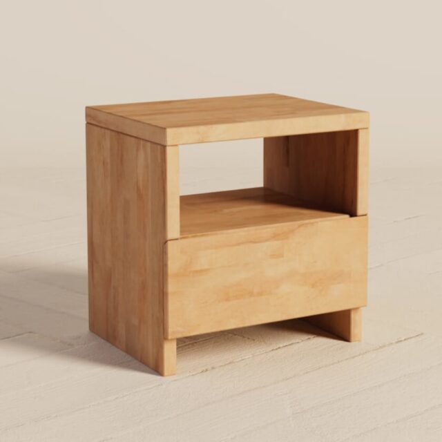 KIPLI - Table de chevet en bois massif AVA | 45 x 40 x 36 cm - Kipli