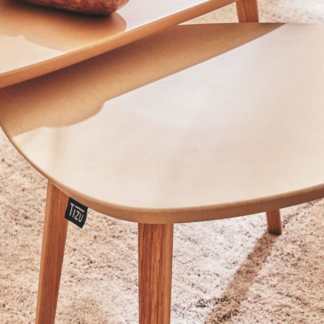 KIPLI - Table basse en bois - TIZU x Kipli | Petite | Grande