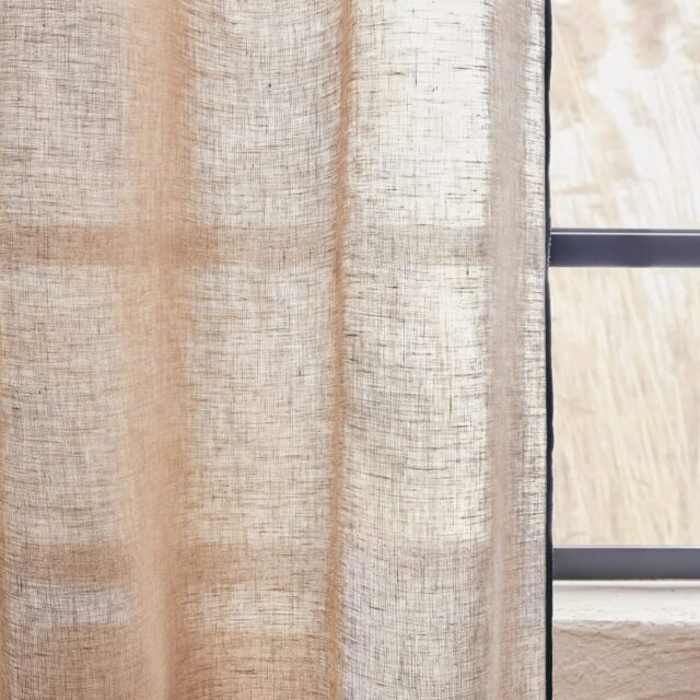 KIPLI - Rideau léger à oeillets en lin LENO - Kipli