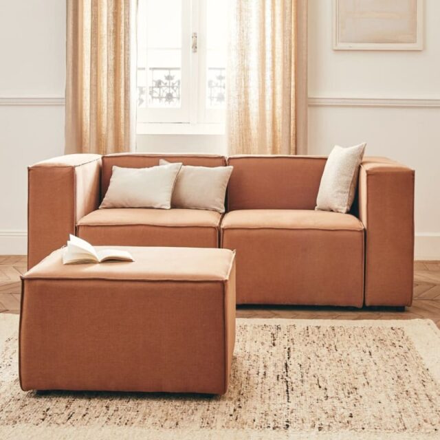 KIPLI - Canapé modulable ARIA | Caramel - Kipli