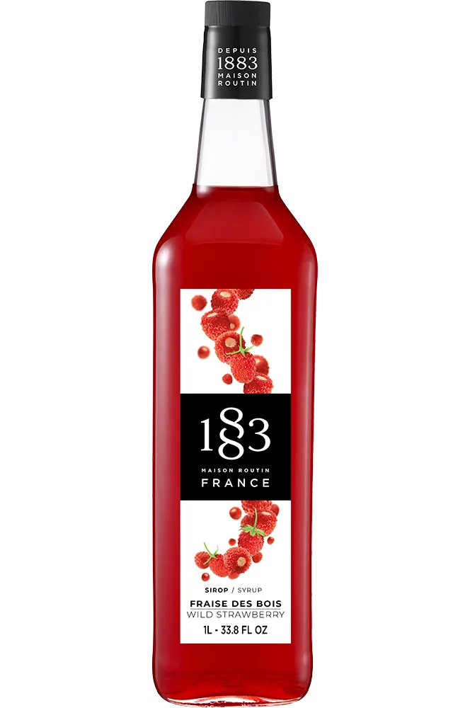 Sirop fraise des bois 1883